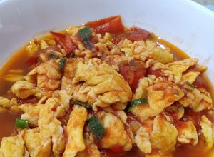 Foto resep Orak Arik Telur Tomat (Xihongshi Chao Jidan)