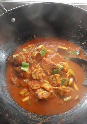 Foto resep Ikan tuna dan tempe asam padeh