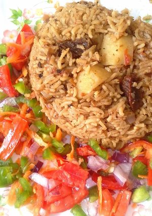 A picture of Pilau waru# Indian contest.