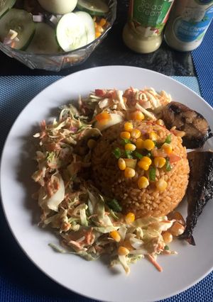 A picture of Party jollof rice.