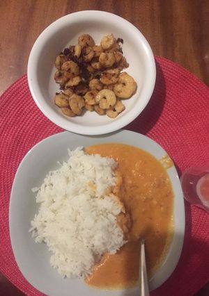 A picture of Coconut/potato stew.