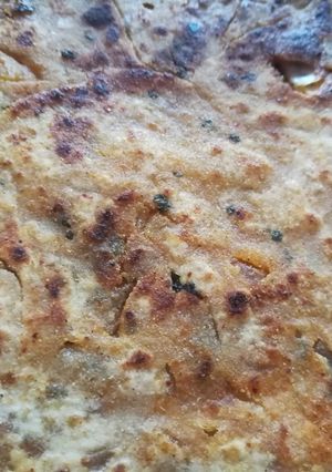 A picture of Fenugreek Parantha.