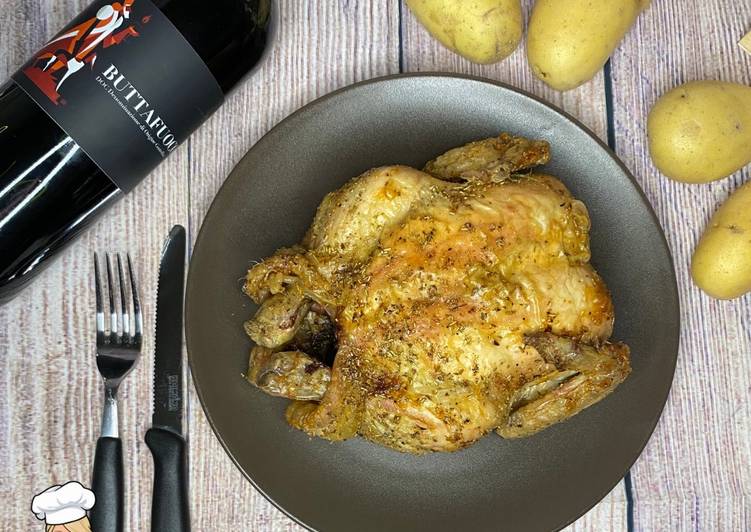 Ricetta Pollo Allo Spiedo Friggitrice Ad Aria Di In Cucina Con Aly Cookpad
