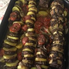 A picture of Moussaka مسقعة.