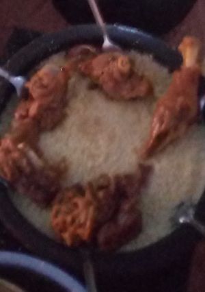 صورة لوصفة كسكس بلحم اممم يشهي ونتاع ضياف 👪