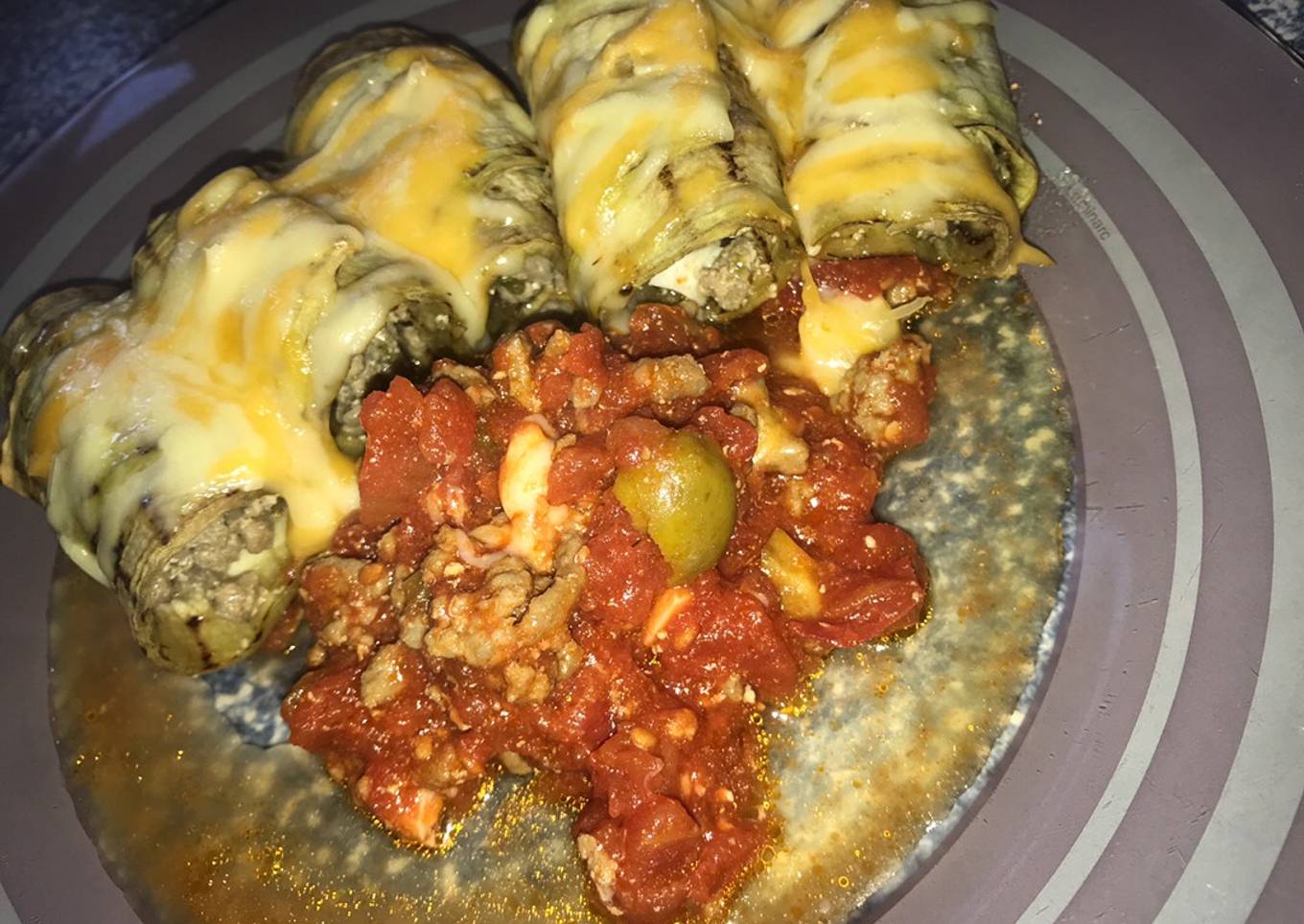 Canelón de Berenjena