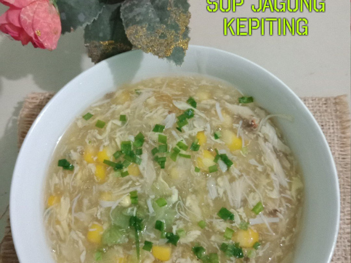 Resep Sup Jagung Kepiting, Enak