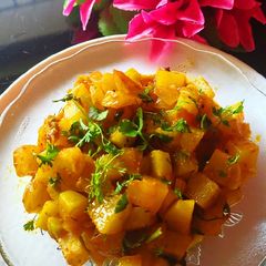 A picture of Navalkol/khorabi/ganth gobi ki Sabji.