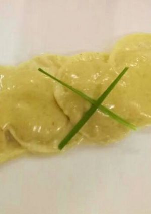 A picture of Seafood Ravioli.