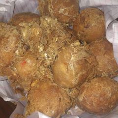 A picture of Yam balls.