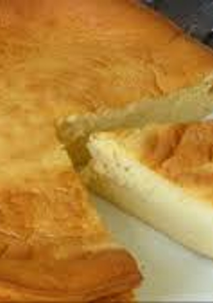 Una foto de Pastel de queso al horno