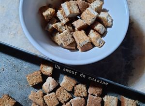 Une photo de Croutons de pains de mie 🍞