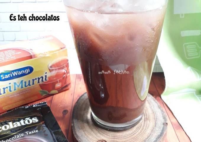 Resep Es teh chocolatos Anti Gagal