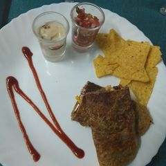 A picture of Mix daal Mexican wrap.