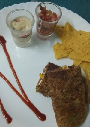 A picture of Mix daal Mexican wrap.