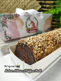 Foto resep Ketan Hitam Chiffon Roll (720)
