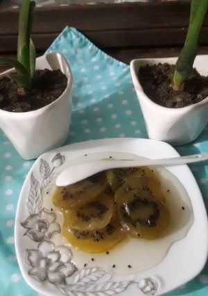 عکسی از دستور مربای کیوی