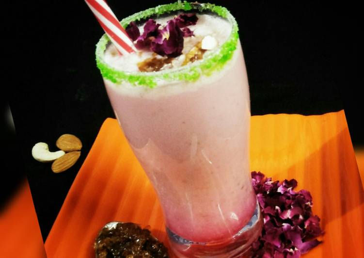 Rose Gulkand lassi