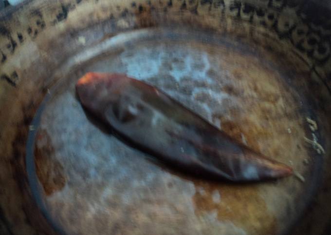 Foto principal de Chile guajillo asado relleno de picadillo mexicano y manzana