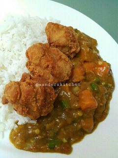 Foto resep KAARAGE CURRY RICE ala Sushi tei