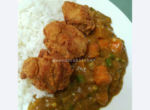 Foto resep KAARAGE CURRY RICE ala Sushi tei