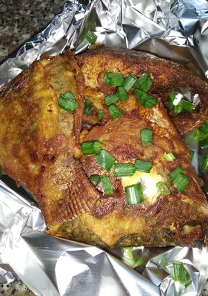 A picture of Fish pakora.