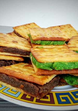 Foto resep Kue Gabin Fla Coklat Dan Pandan