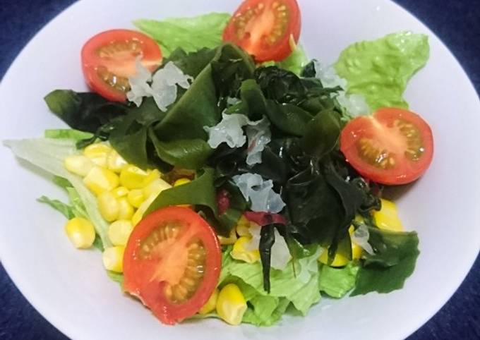 Cara Gampang Menyajikan Salad Rumput Laut yang Lezat