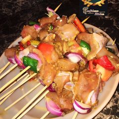 A picture of Chicken kebab.