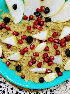 A picture of Quinoa Salad with Fruit and Nuts.
