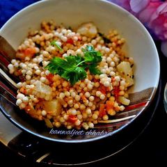 A picture of Sabudana khichdi.