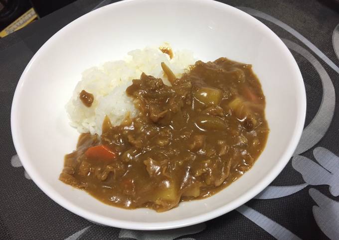 Japanese style Curry on Rice