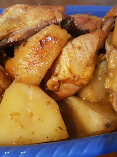 Una foto de Pollo a la criolla