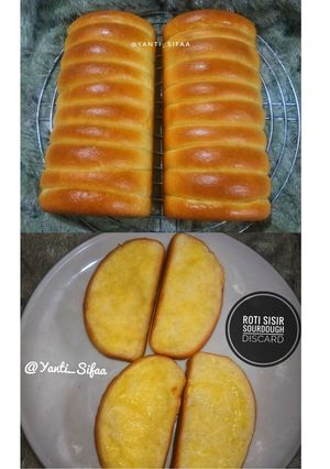 Foto resep Roti Sisir Sourdough Discard, ulen manual