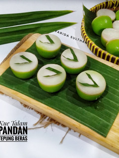 Foto resep Kue Talam Pandan Tepung Beras