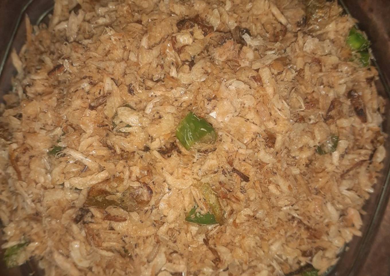 Tumis Kering Udang Rebon