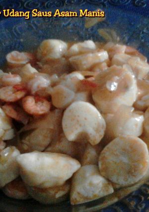 Foto resep Rolade Telur Udang Saus Asam Manis