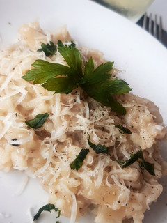 Una foto de Risotto de boletus