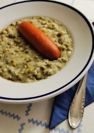 Zöldborsófőzelék recept fotója