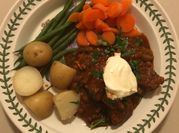 A picture of braised beef chuck