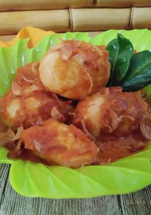 Foto resep KTT (Kentang Telur Tahu) Bumbu Bali