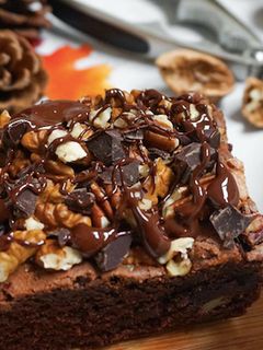 Une photo de Brownie d'automne