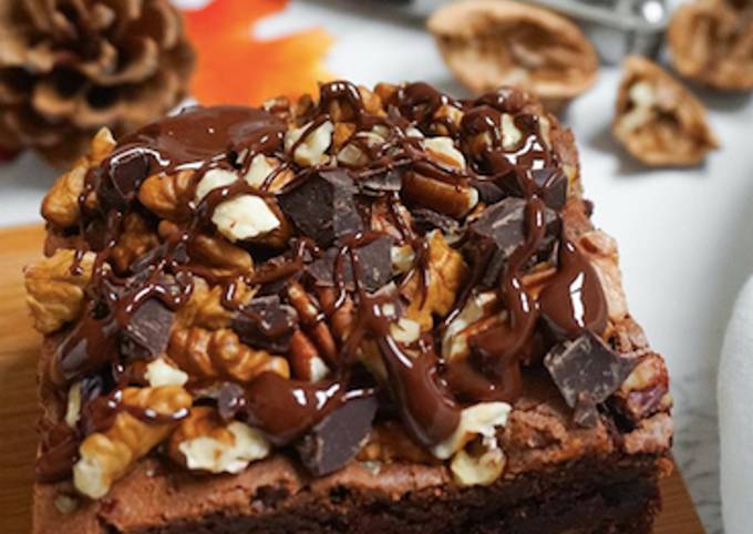 Comment faire Faire Délicieuse Brownie d'automne