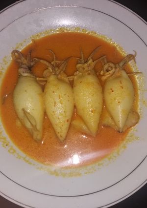 Foto resep Gulai Cumi Isi Telur dan Tahu