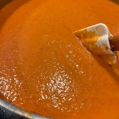 A picture of Mario’s Tomato Soup.