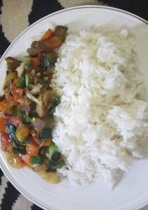 A picture of Kidney, heart and liver sauce.