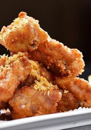 Hình của món Sườn lắc tỏi.