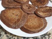 Una foto de pancakes de avena y proteína