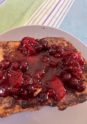 Una foto de Tostadas francesas sin azúcar