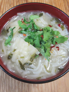 苦瓜麵線糊 的食譜成品照片